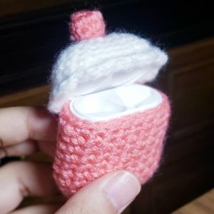 Cute Cupcake Airpods Case Skin Crochet
